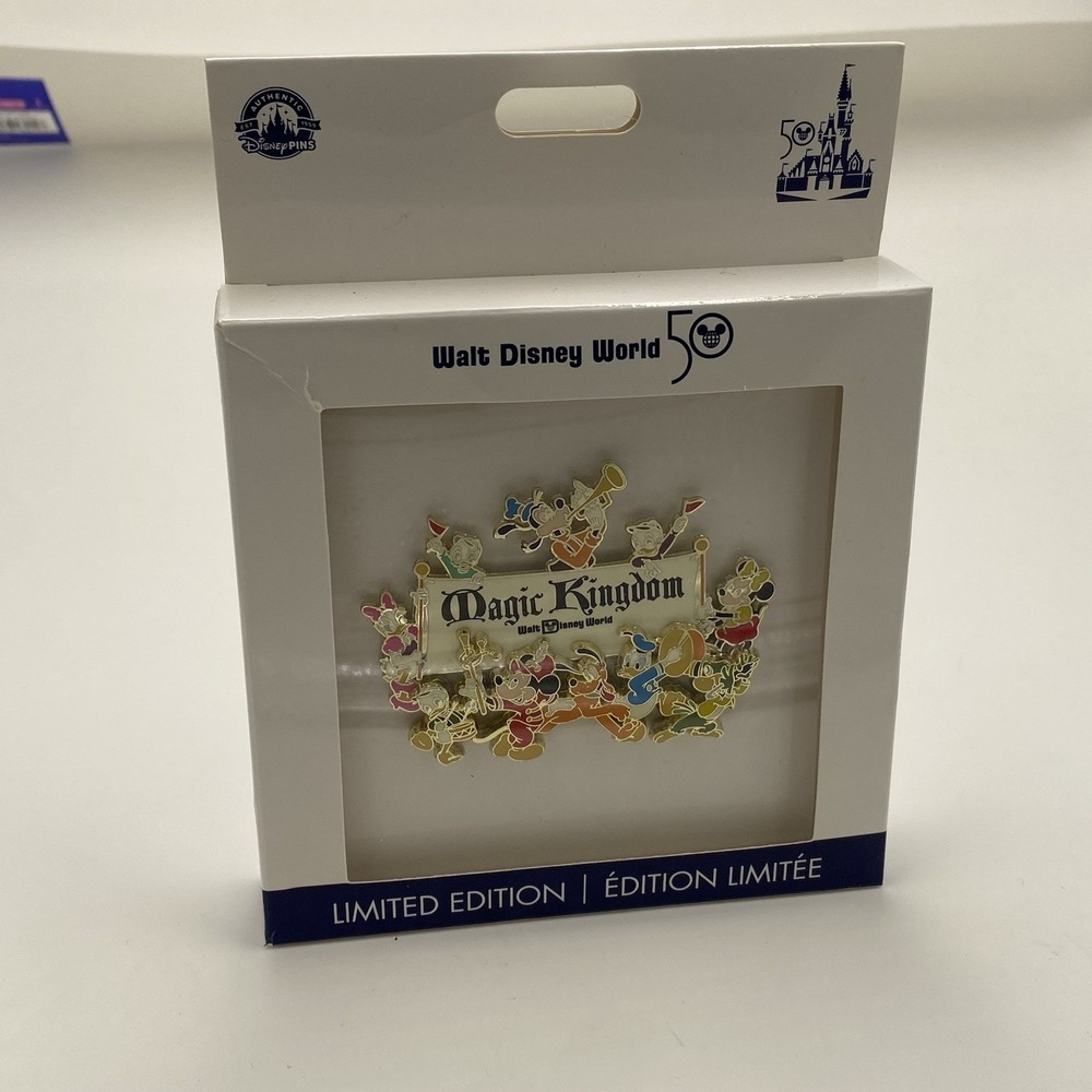 Disney 50th Anniversary Magic Kingdom Mickey &‎ Friends Jumbo Damaged Box